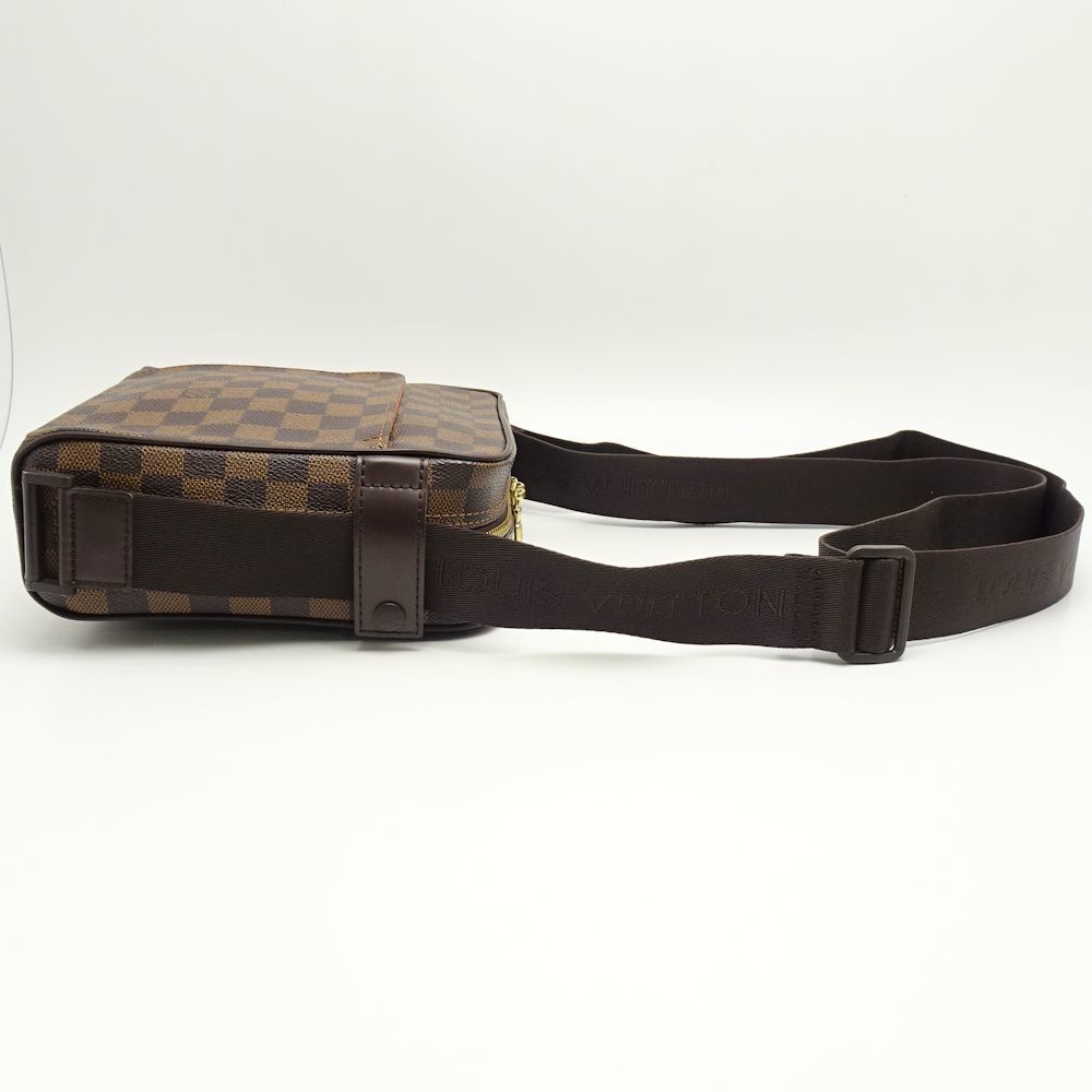 Louis Vuitton Damier Olaf PM Ebene Shoulder Bag Brown - Picture 3 of 8